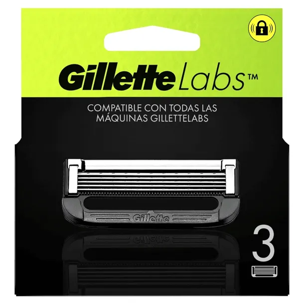 GILLETTE LABS WKŁADY DO MASZYNKI 3 SZTUKI