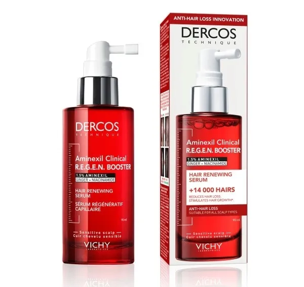 Vichy Dercos Aminexil Clinical R.E.G.E.N. serum wzmacniające włosy 90 ml