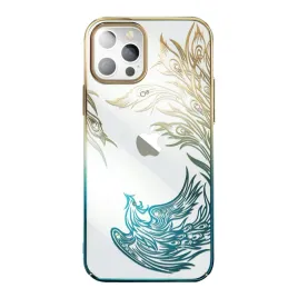 luksusowe-etui-iphone-14-plus-z-krysztalami-phoenix-series-zloto-niebieskie