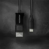 axagon-active-cable-or-usb-c-to-displayport-or-1-8-m-stan-nowy-dlugosc-kabla-1-8-m