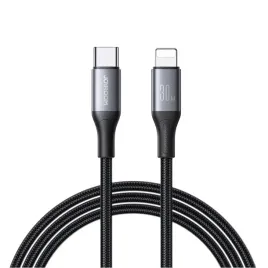 kabel-przewod-s-a28-z-oplotem-usb-c-lightning-30w-1m-czarny