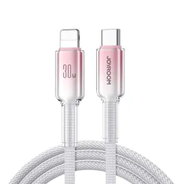 kabel-przewod-crystal-clear-series-30w-usb-c-iphone-lightning-1-2m-bial