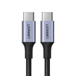 kabel-przewod-usb-c-w-oplocie-5a-480mb-s-0-5m-czarno-szary