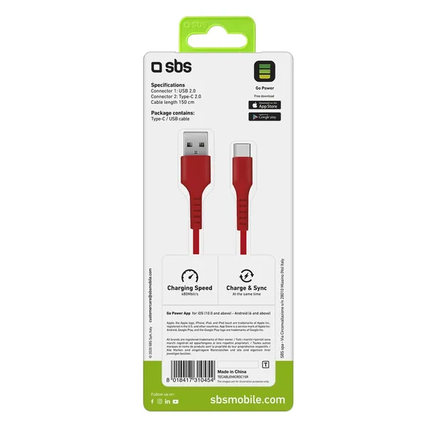 kabel-przewod-usb-a-usb-c-1-5m-czerwony-kolor-czerwony