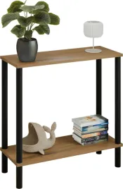 konsola-loft-z-polka-80x30x80-cm-metalowa-czarna-do-przedpokoju
