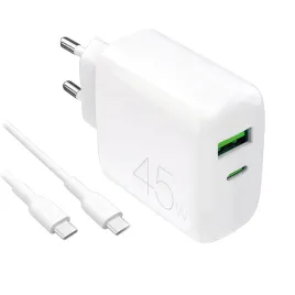 ladowarka-sieciowa-usb-c-usb-a-pd-z-kablem-usb-c-45w-biala