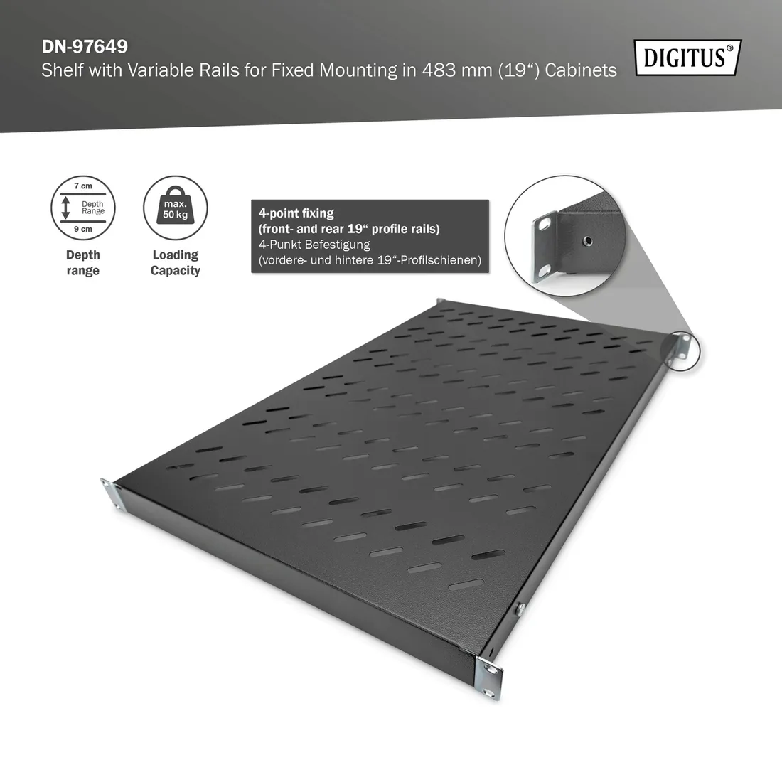 digitus-shelf-with-variable-rails-for-fixed-mounting-in-483-mm-19-cabine