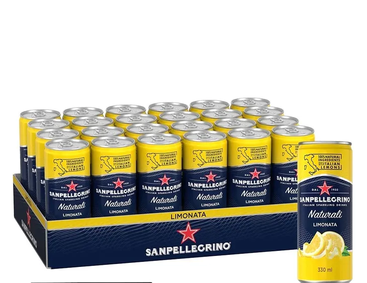San Pellegrino lemoniada cytrynowa napój gazowany Limonata 330ml puszka