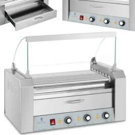 podgrzewacz-grill-rolkowy-do-parowek-hot-dogow-z-szuflada-i-oslona-7-role