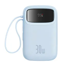 power-bank-10000mah-qpow-2-30w-z-wbudowanymi-kablami-usb-c-niebieski