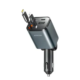 ladowarka-samochodowa-4w1-z-kablami-zwijanymi-usb-a-usb-c-30w-ciemnoszara