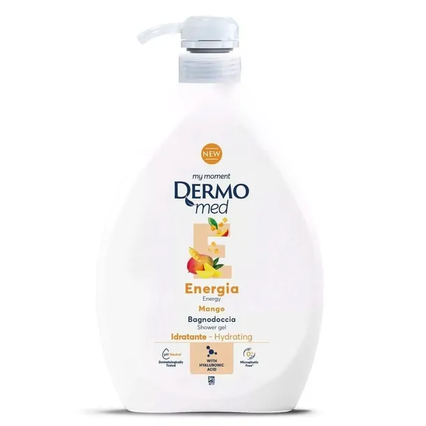 Włoski żel pod prysznic Dermomed Mango 1000 ml z pompką