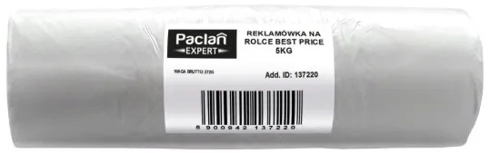 Reklamówki na rolce Best Price 120szt - reklamówka Paclan zrywki do 5kg