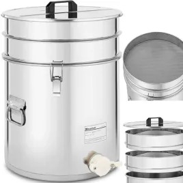 odstojnik-do-miodu-z-sitkiem-pokrywka-i-zaworem-stal-30-l