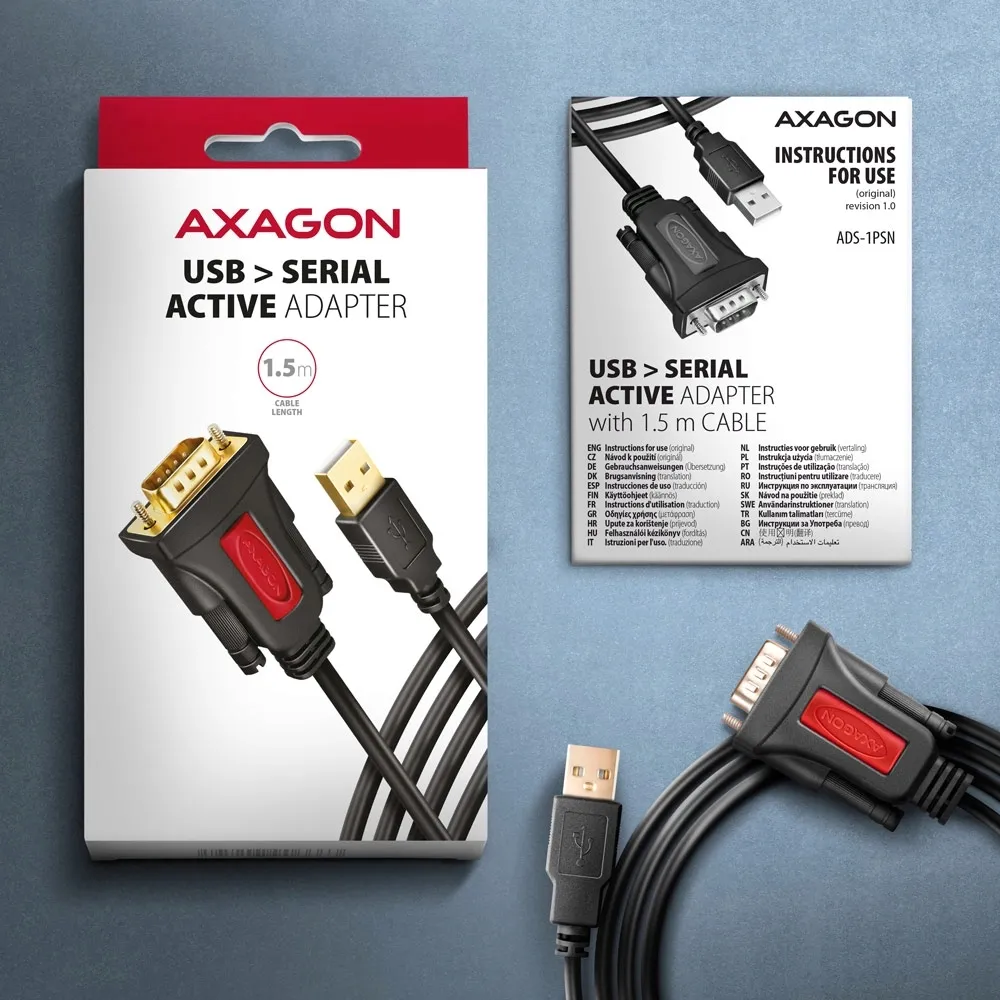 axagon-usb-serial-active-adapter-or-ads-1psn-stan-nowy