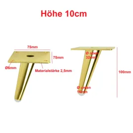 noga-meblowa-stopka-do-lozka-kanapy-zlota-loftowa-h100-skosna-mocna-sl012s