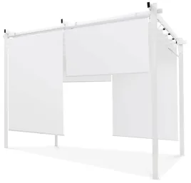 pergola-tarasowa-pawilon-ogrodowy-altana-sprint-plus-3x4-biala-rolety