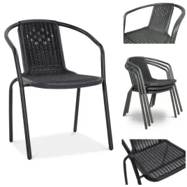 krzeslo-ogrodowe-wygodne-lekkie-na-taras-do-stolu-simple-czarne-grafitowe