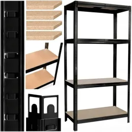 regal-magazynowy-metalowy-garazowy-do-garazu-biura-150x70x30cm-600kg-czarny