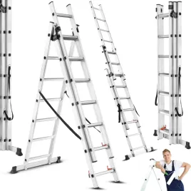 drabina-aluminiowa-3x7-stopni-wielofunkcyjna-150kg-wys-robocza-5m-500-mocna