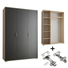 szafa-promocja-3-d-120-x-192-x-51-cm-sonoma-czarna-cichy-domyk