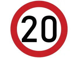 naklejka-laminowana-limit-predkosci-20-km-h-czerwona-obwodka