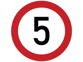 naklejka-laminowana-limit-predkosci-5-km-h-czerwona-obwodka