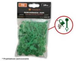 zestaw-oslonek-smarowniczki-m8-kolor-zielony-teger-sprzedawane-po-100szt