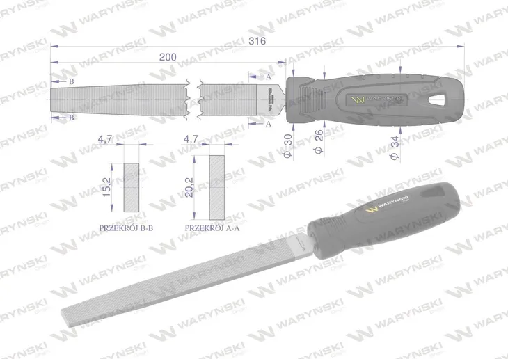 pilnik-plaski-200-mm-warynski-kod-producenta-wmf002-stan-nowy
