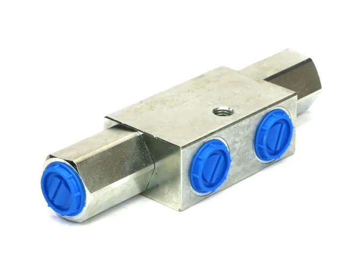 Zawór zwrotny bliźniaczy sterowany VBPDE 3/4” - 320bar - 90l/min - (zamek h