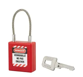 klodka-lock-out-tag-out-abs-stalowa-linka-czerwona-3x90-mm-wyprzedaz