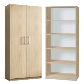 szafa-apen-75-cm-dab-sonoma-do-sypialni-przedpokoju-uchylna-5-polek-polki