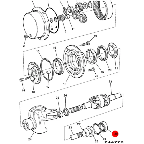 jcb-lozysko-polosi-907-08400-oryginal