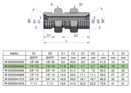 zlaczka-hydrauliczna-calowa-grodziowa-bb-1-4-bsp-z-przeciwnakr-xsv-2szt