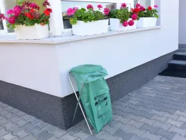 stojak-do-segregacji-odpadow-1-stanowiskowy-zielony