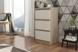 komoda-alana-1-dab-sonoma-bialy-minimalistyczna-szafka-do-pokoju-3-szuflady