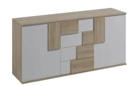 komoda-elstra-2-180cm-biala-dab-sonoma-nowoczesna-do-salonu-pokoju-pojemna