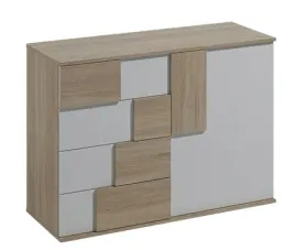 komoda-elstra-1-120cm-biala-dab-sonoma-nowoczesna-do-salonu-pokoju-pojemna