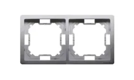simon-basic-ramka-podwojna-inox-bmr2-21