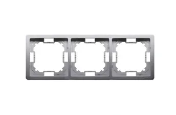 simon-basic-ramka-potrojna-inox-bmr3-21-stan-nowy