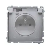 simon-basic-gniazdo-pojedyncze-inox-bmgz1b-01-21a