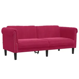 sofa-dwuosobowa-winna-czerwien-aksamit