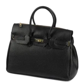 torebka-damska-wloska-czarna-kuferek-skora-naturalna-vera-pelle-a4-shopper