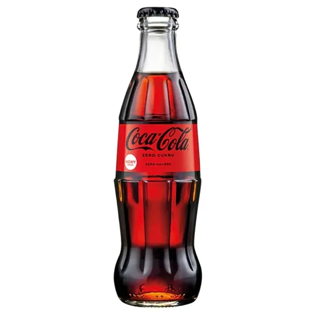 Coca Cola Zero gazowana w szkle bez cukru orginalna 250ml - Coca-Cola