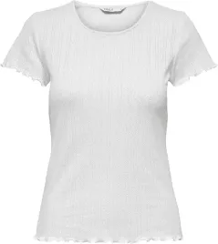 only-t-shirt-damski-bialy-z-krotkim-rekawem-l