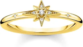 thomas-sabo-pierscionek-srebro-925-pozlacane-gwiazda-glamour-cyrkonie