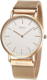 zegarek-meski-biden-bd019-rosegold-mesh-zloty