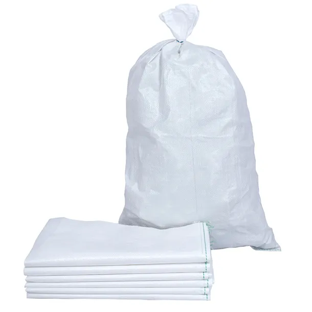 WORKI NA ZBOŻE GRUZ WĘGIEL 50X85CM 30KG MOCNE SZYTE BIAŁE 20szt