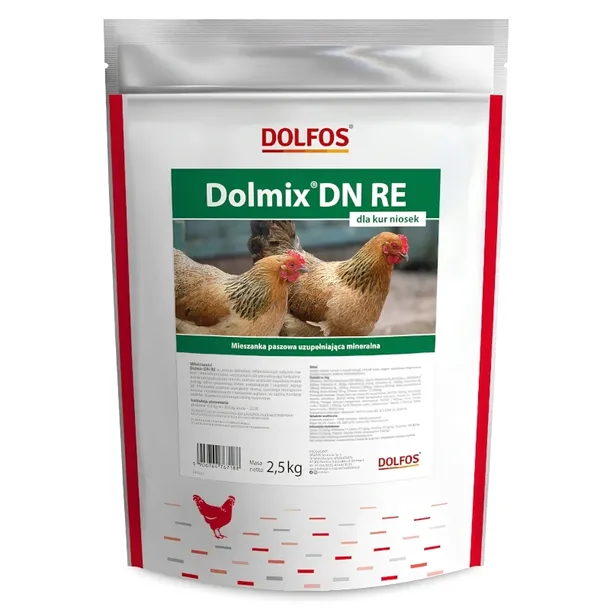 Witaminy dla kur niosek DOLFOS DOLMIX DN RE 2,5 kg Mieszanka paszowa