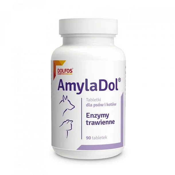Dolfos AmylaDol enzymy trawienne 90 tabl.PIES/KOT